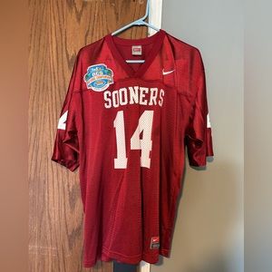 Sam Bradford Oklahoma Sooners Jersey with 2009 BCS National Championship Patch-M